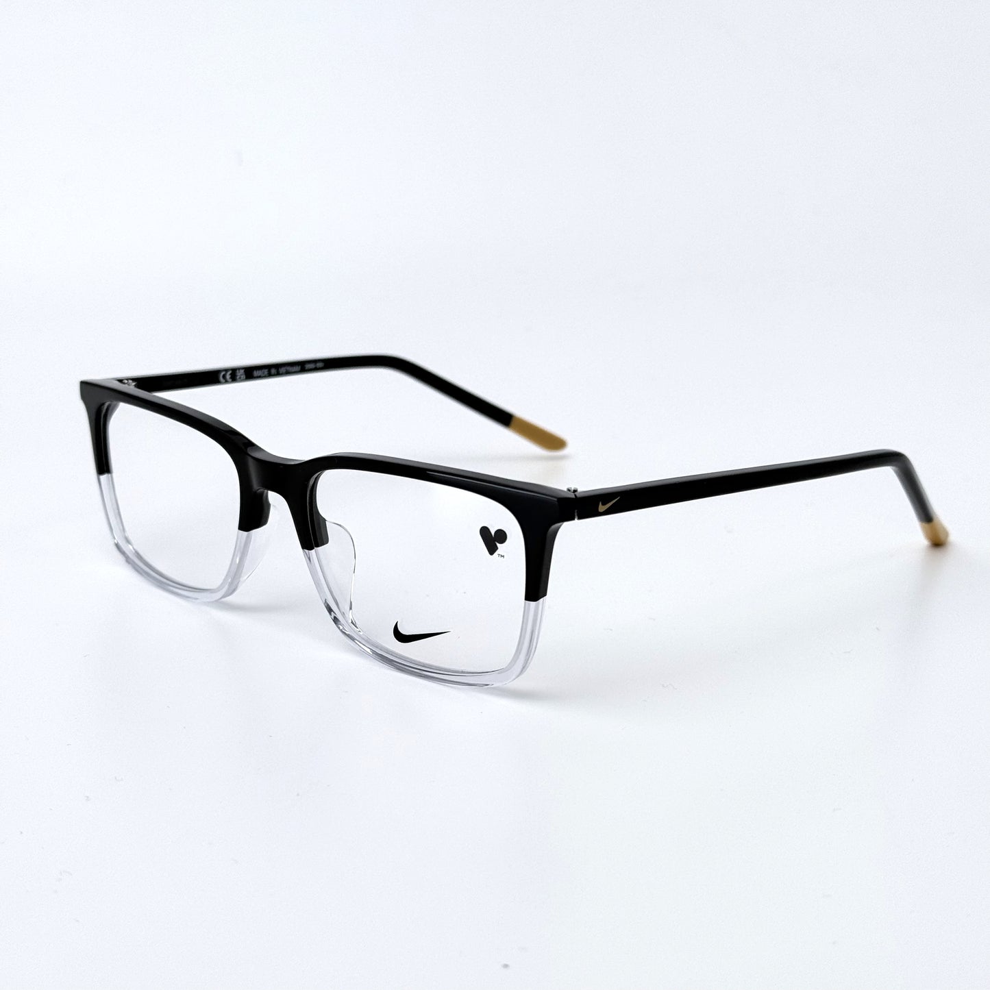 NIKE 7254 N BLACK/CLEAR