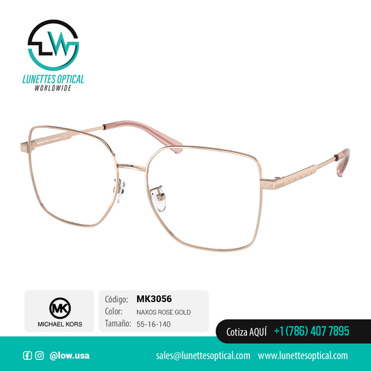 NAXOS ROSE GOLD W/ DEMO LENS