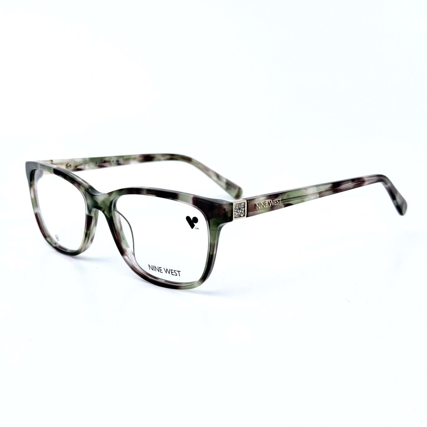 NINE WEST NW5214 N GREEN/PLUM TORTOISE
