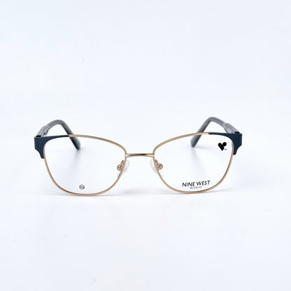 NINE WEST NW8016 SLATE BLUE/GOLD