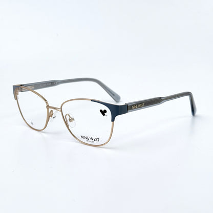 NINE WEST NW8016 SLATE BLUE/GOLD