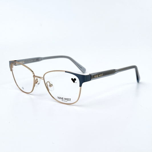 NINE WEST NW8016 SLATE BLUE/GOLD