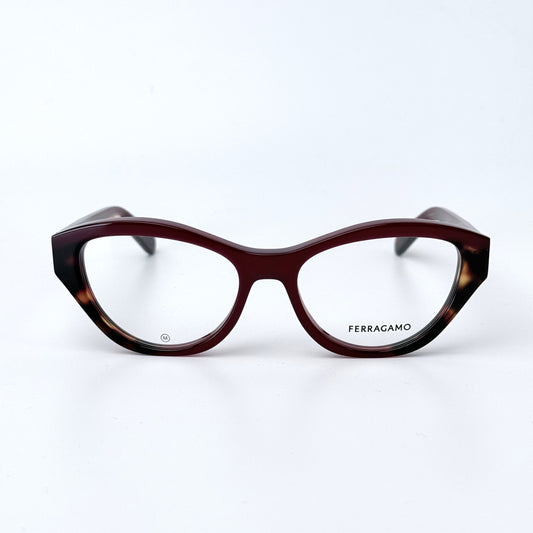 FERRAGAMO SF3011 OPALINE BURGUNDY/RED TORTOISE