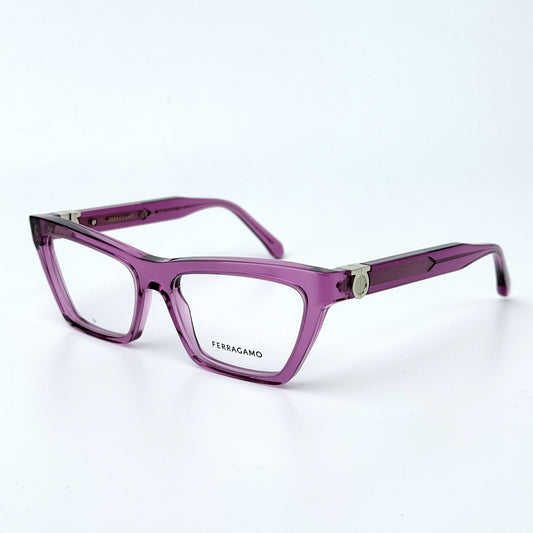 FERRAGAMO SF3021 TRANSPARENT CYCLAMEN